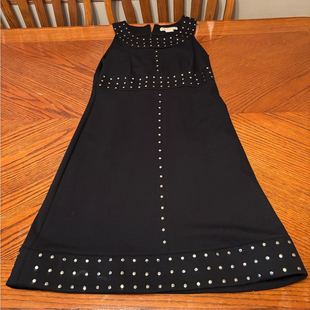 Michael Kors Black Dress with Silver Studs